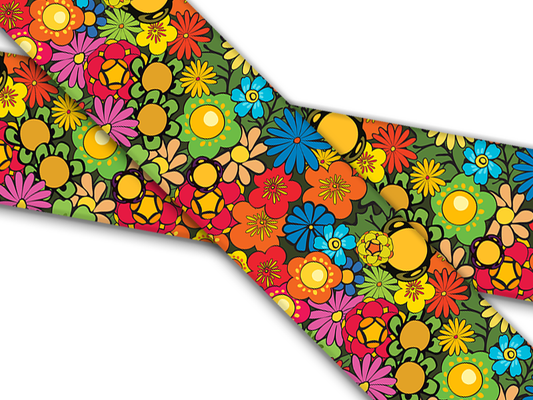 Biothane® mit UV Druck (US Import) Flower-Power