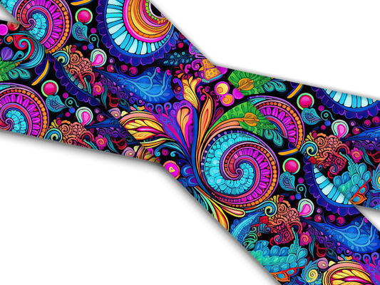 Biothane® con stampa UV (importazione dagli Stati Uniti) folklore paisley