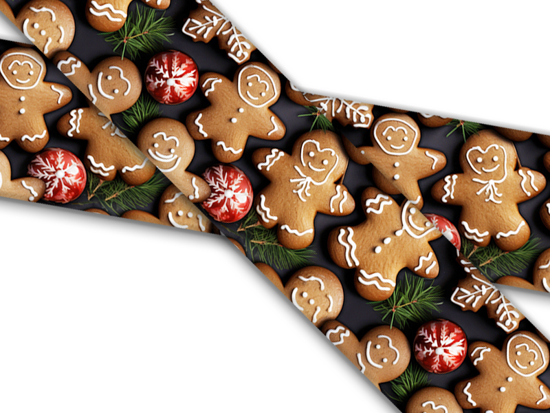 Biothane® mit UV Druck (US Import) Gingerbread-Cookies