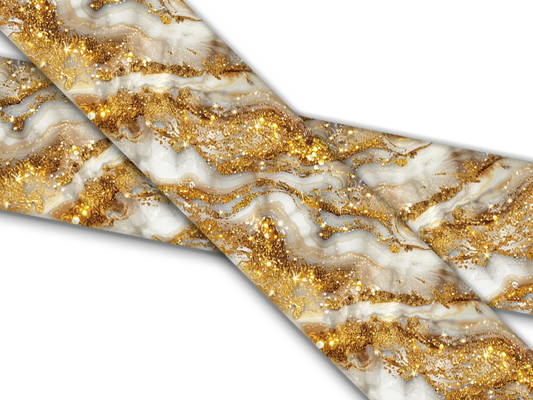 Biothane® mit UV Druck (US Import) Gold-Marble-2