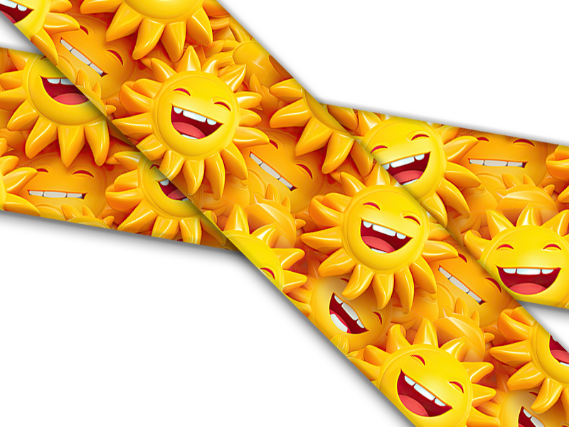 Biothane® mit UV Druck (US Import) Good-Day-Sunshine