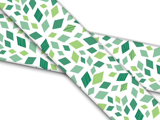 Biothane® mit UV Druck (US Import) Green Diamonds