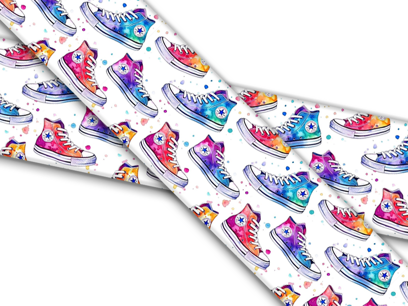 Biothane® with UV print (US import) Flamin-Hot-Blue
