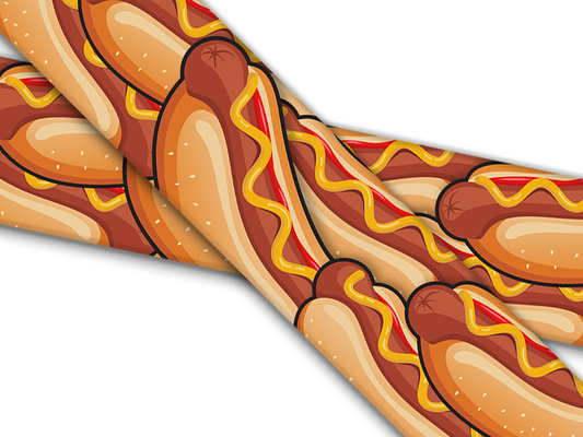 Biothane® with UV print (US import) carved leather crimson