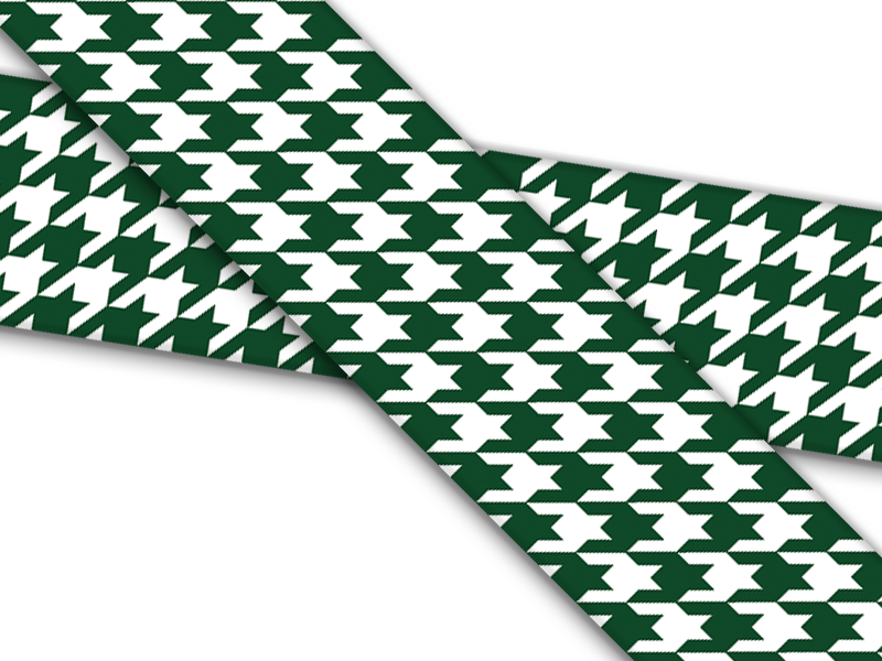 Biothane® mit UV Druck (US Import) Houndstooth-hunter