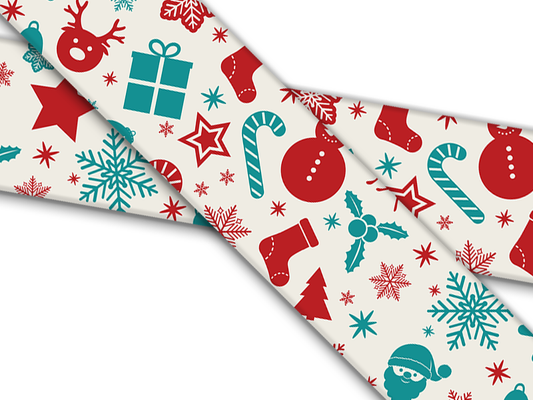 Biothane® mit UV Druck (US Import) Iconic-Christmas-V2