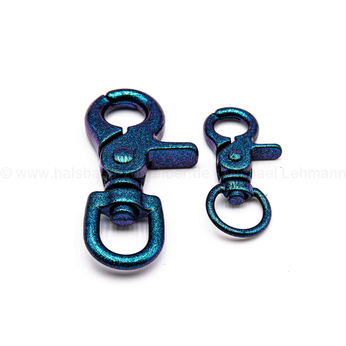 scissor carabiner Galaxy Blue