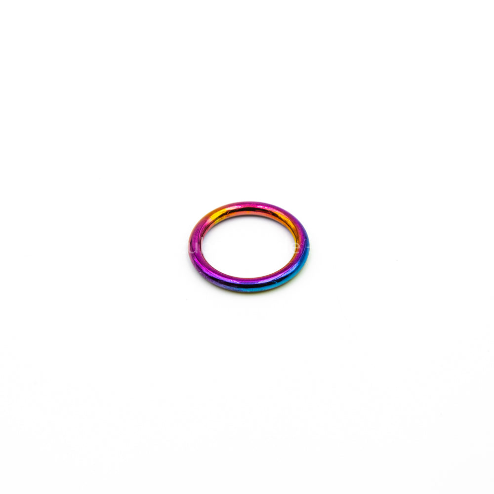 Bague ronde arc-en-ciel