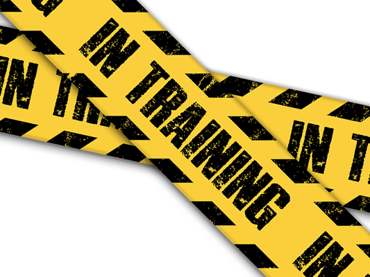 Biothane® mit UV Druck (US Import) In-Training-Black