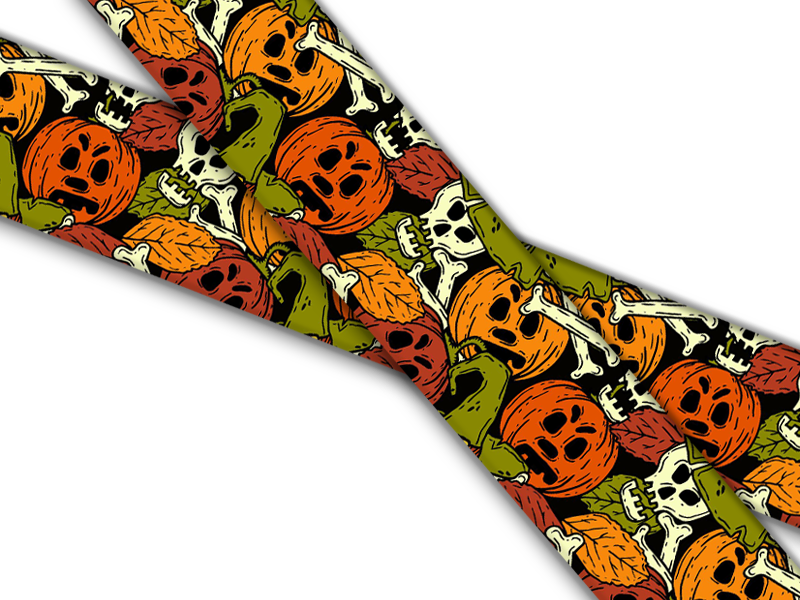 Biothane® mit UV Druck (US Import) Jack-n-Skulls