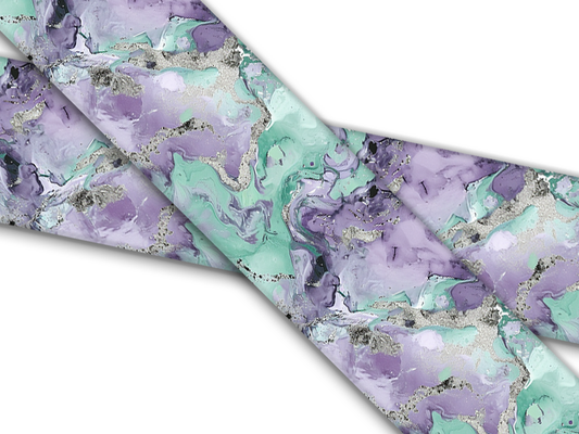 Biothane® mit UV Druck (US Import) Lavender-Mint-Marble