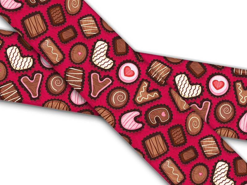 Biothane® mit UV Druck (US Import) Love You Chocolates