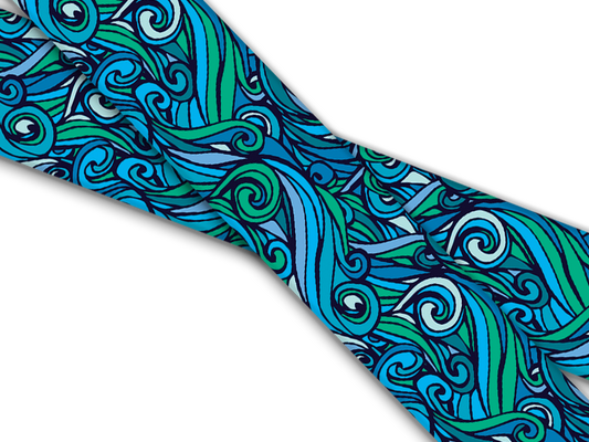 Biothane® avec impression UV (importation américaine) Marine Waves