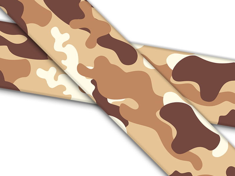 Biothane® with UV print (US import) Military-Camo-Tan