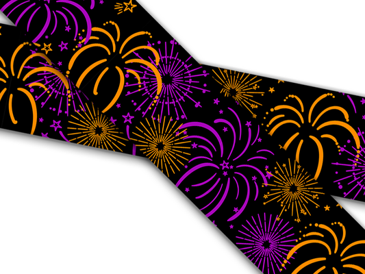 Biothane® mit UV Druck (US Import) Neon-Fireworks