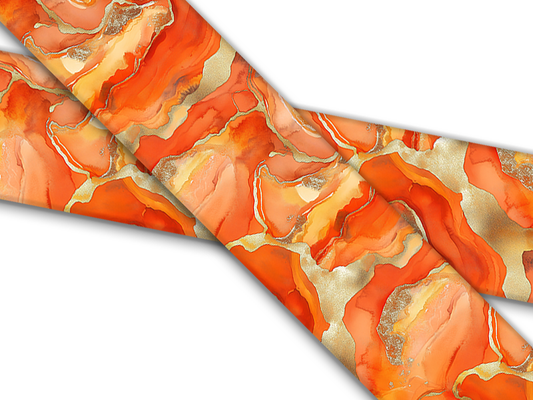 Biothane® with UV print (US import) Turquoise-Marble