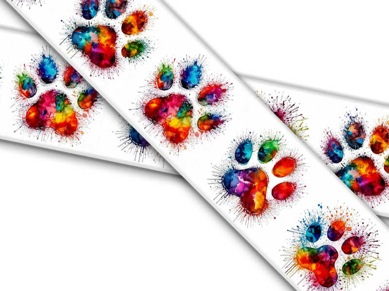 Biothane® mit UV Druck (US Import) Painted-Paws