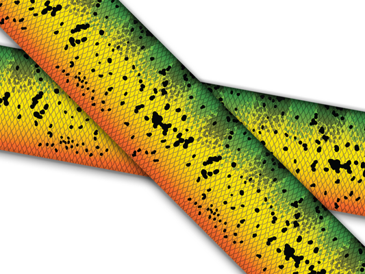 Biothane® mit UV Druck (US Import) Peacock-Bass