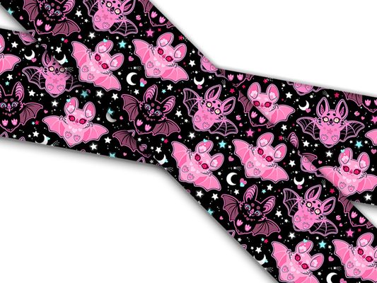 Biothane® mit UV Druck (US Import) Pink-Bats