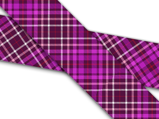 Biothane® mit UV Druck (US Import) Pink Plaid