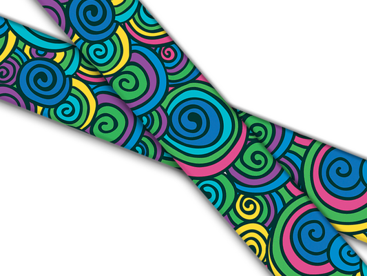 Biothane® with UV print (US import) Pinwheels
