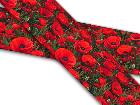 Biothane® mit UV Druck (US Import) Poppies