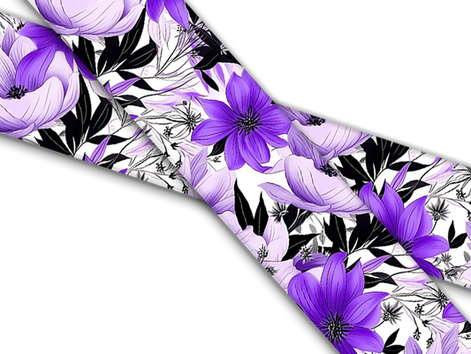 Biothane® mit UV Druck (US Import) Purple-Botanical