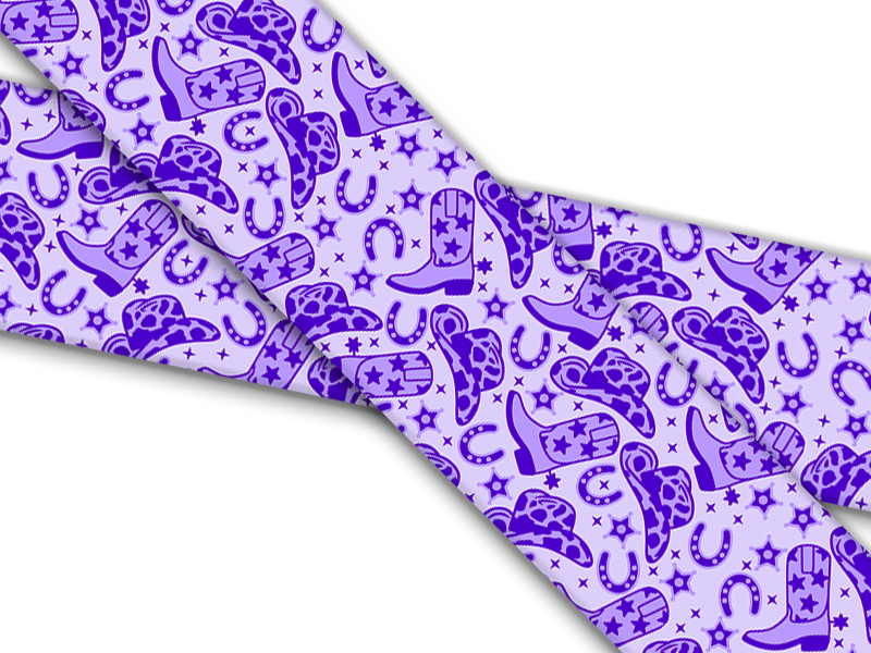 Biothane® mit UV Druck (US Import) Purple Cowgirl