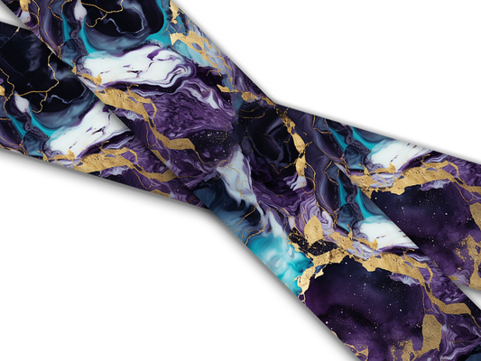 Biothane® avec impression UV (importation américaine) Purple Marble