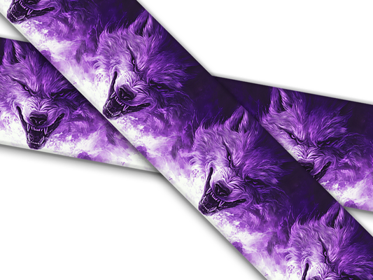 Biothane® mit UV Druck (US Import) Purple Wolves