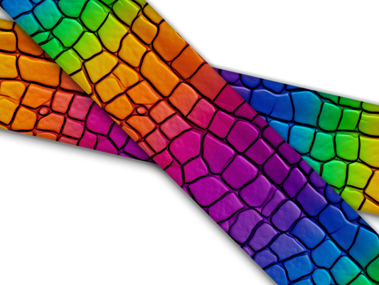 Biothane® avec impression UV (importation américaine) Rainbow-Gator