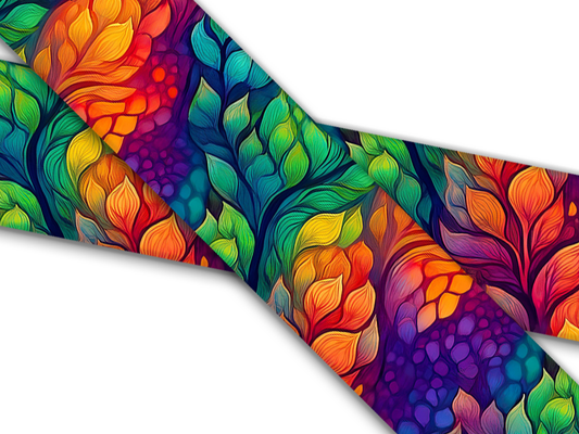 Biothane® mit UV Druck (US Import) Rainbow-Leaves