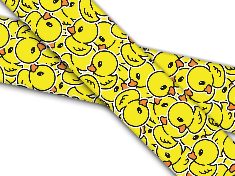 Biothane® with UV print (US import) Ruber-Ducks