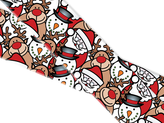Biothane® with UV print (US import) Santa-and-Friends