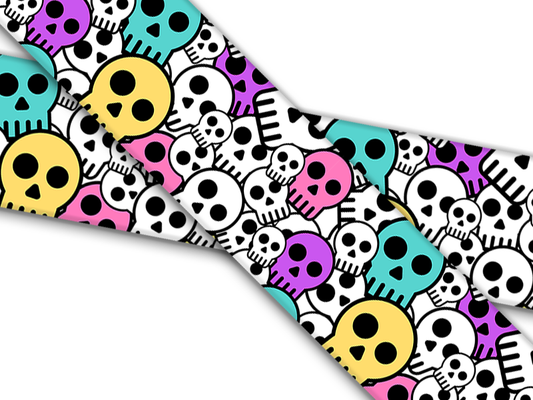 Biothane® con stampa UV (importazione dagli Stati Uniti) Simple-Skulls
