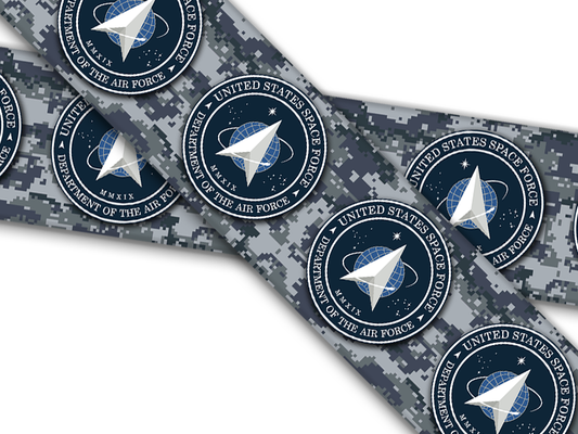 Biothane® con stampa UV (importazione dagli Stati Uniti) Emblemi della Space Force