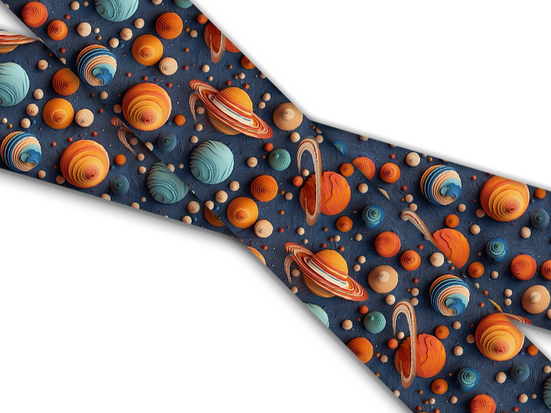 Biothane® with UV print (US import) Space-Planets