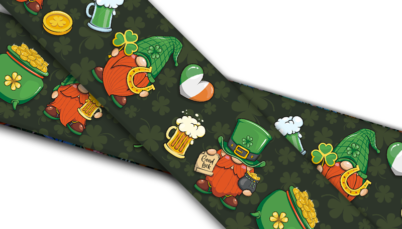 Biothane® mit UV Druck "St. Patty Leprechauns"