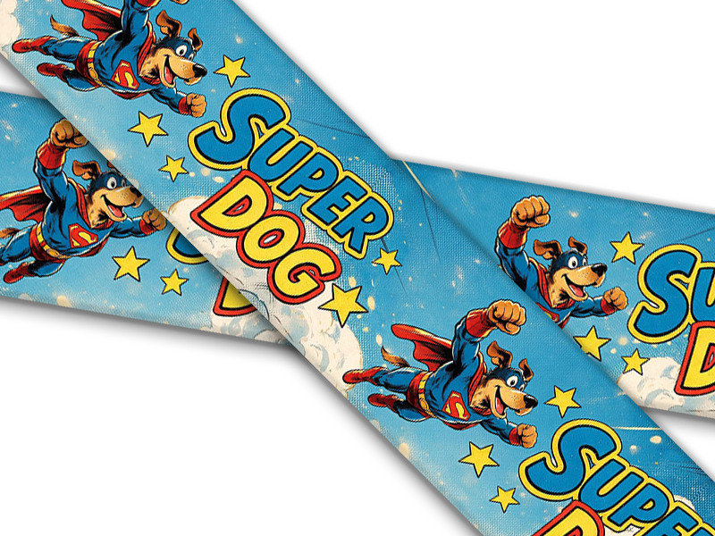 Biothane® mit UV Druck (US Import) Superdog