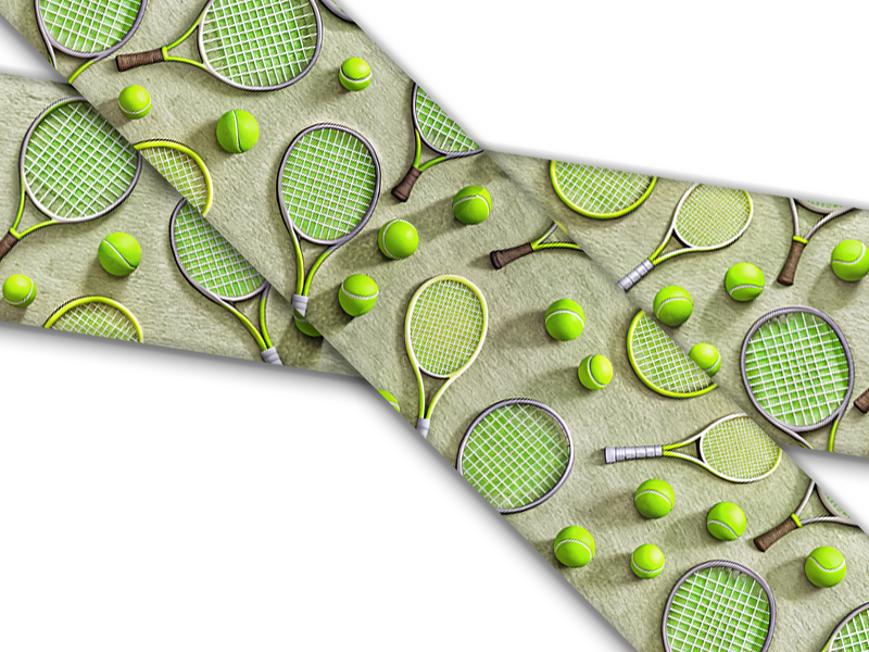 Biothane® mit UV Druck (US Import) Tennis