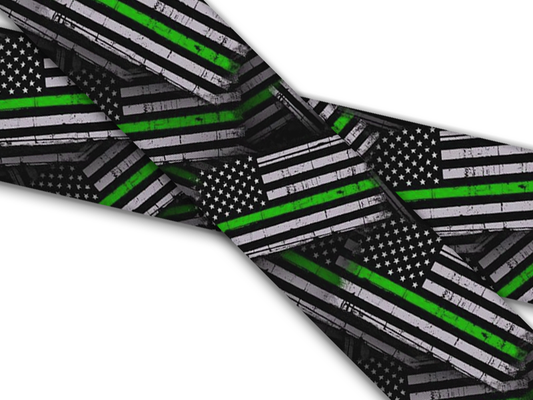 Biothane® mit UV Druck (US Import) Thin-Green-Line