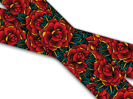 Biothane® with UV print (US import) Vintage-Roses