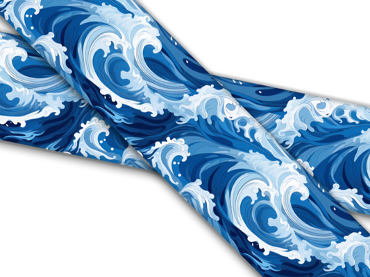 Biothane® with UV print (US import) Waves