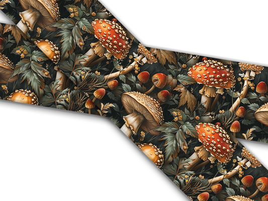 Biothane® with UV printing (US import) Woodland-Mushrooms