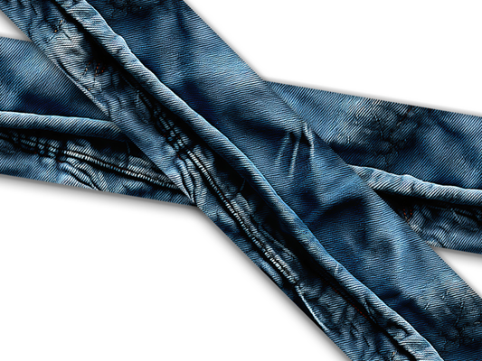 Biothane® with UV print (US import) Worn-Denim