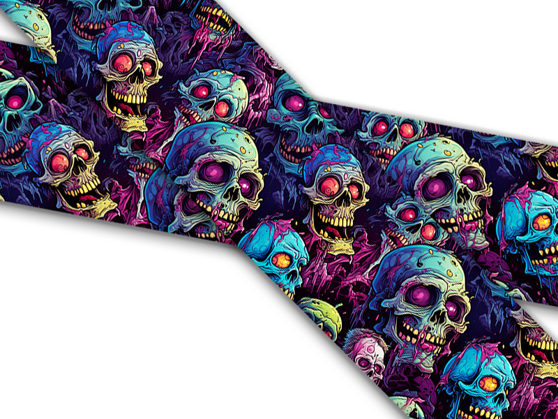 Biothane® with UV print (US import) Zombies-2